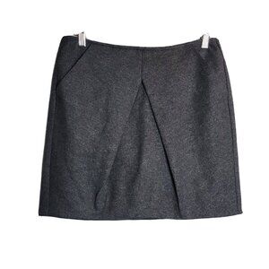 Rori Gilmore‎ Twee Pleated Preppy Academia Mini Skirt Wool Gray Size 4